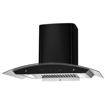 Hindware Cooker Hood Cleo Autoclean,90 cm, 1400 m3/h,Control Panel: Touch,Baffle Filter