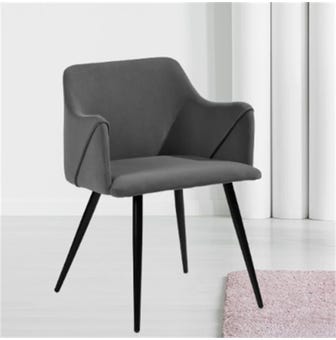 Hanner Accent Chair Single Seater Grey By Doe Buck
