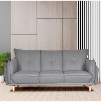 Attic 3 Seater Sofa In Grey