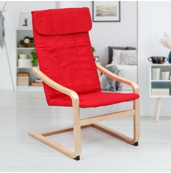 Toledo Easy Chair-Red